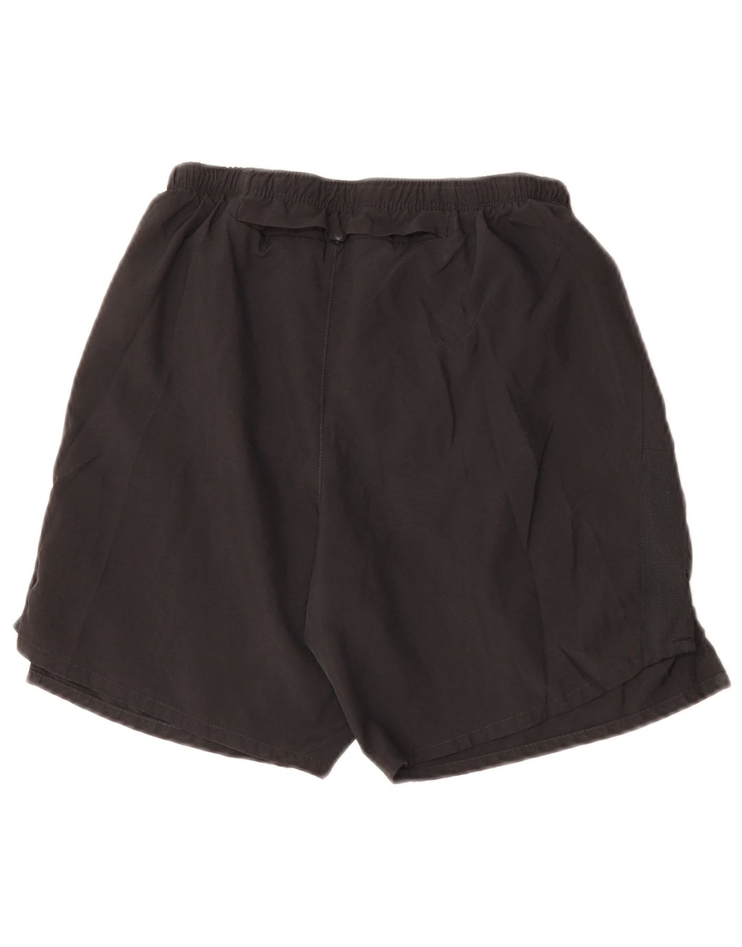 NIKE Womens Dri Fit Sport Shorts UK 8 Pequeno Poliéster Preto