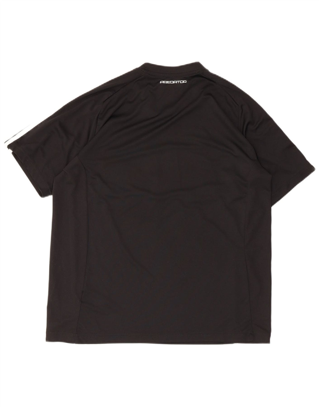 Adidas Mens Climalite Camiseta Top Grande Poliéster Preto