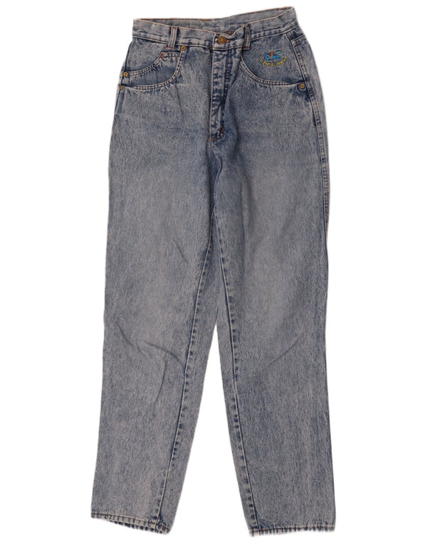 Wild Jeans feminino cintura alta cônico jeans IT 50 XL W36 L32 algodão azul