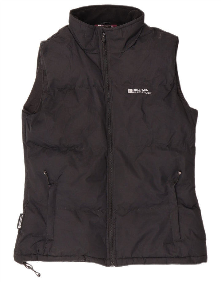Colete acolchoado grande feminino Mountain Warehouse UK 10 pequeno preto