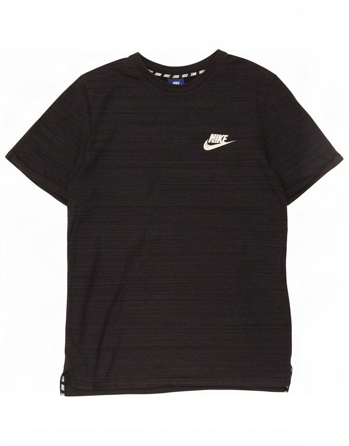 Camiseta masculina Nike Top pequena cinza manchada