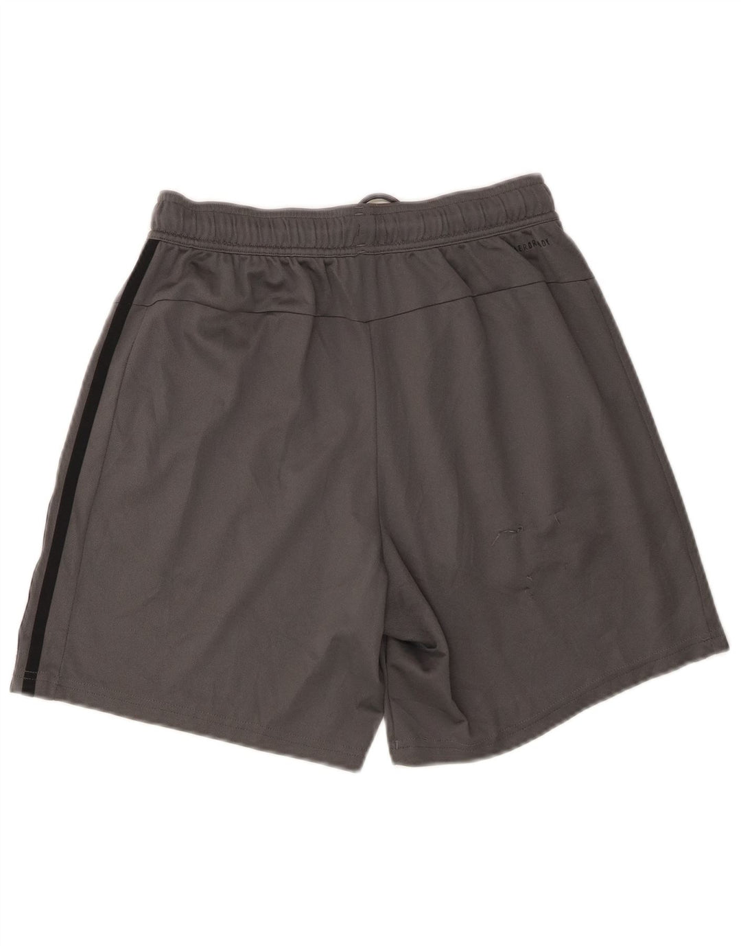 Shorts esportivos masculinos Adidas Regular Fit pequeno poliéster cinza