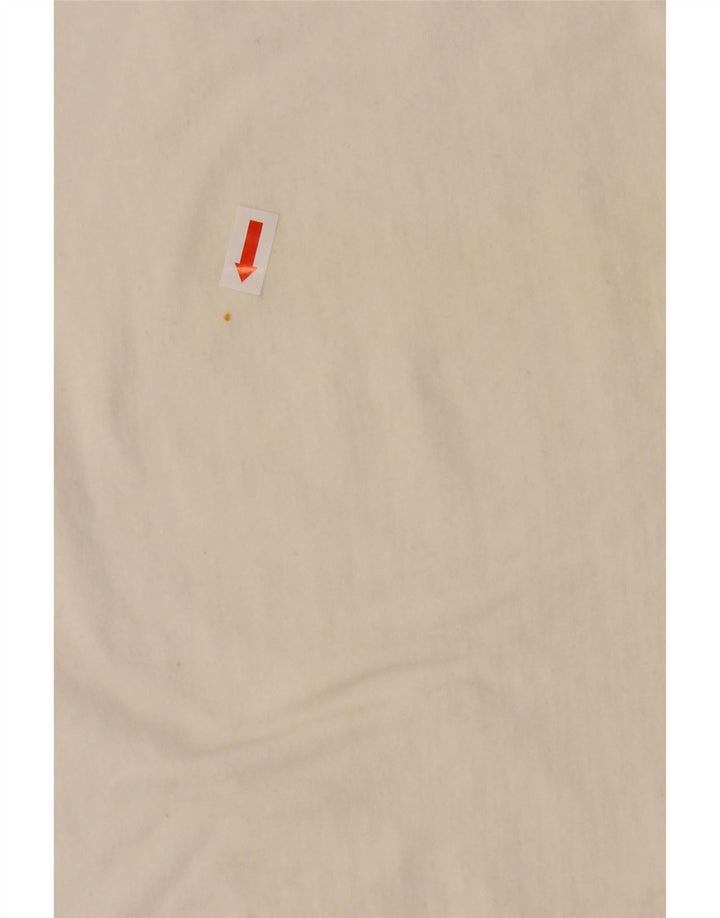 Camiseta feminina IZOD UK 18 XL algodão branco