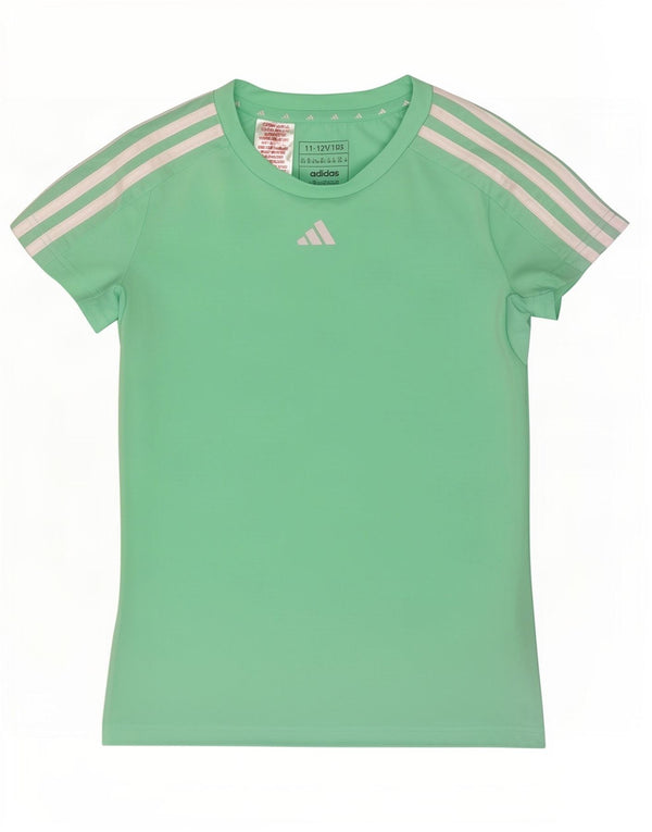 Top Adidas Aeroready Meninas 11-12 Anos Verde Poliéster