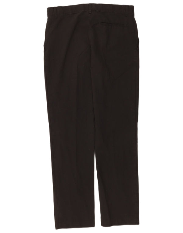 Calças Chino retas para meninos Marks & Spencer 14-15 anos W28 L28 pretas