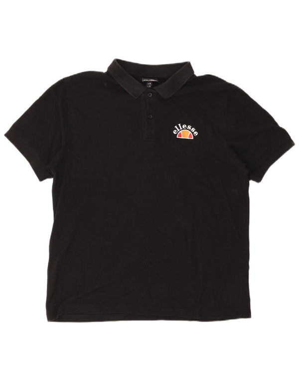 Ellesse Camisa Polo Masculina XL Algodão Preto