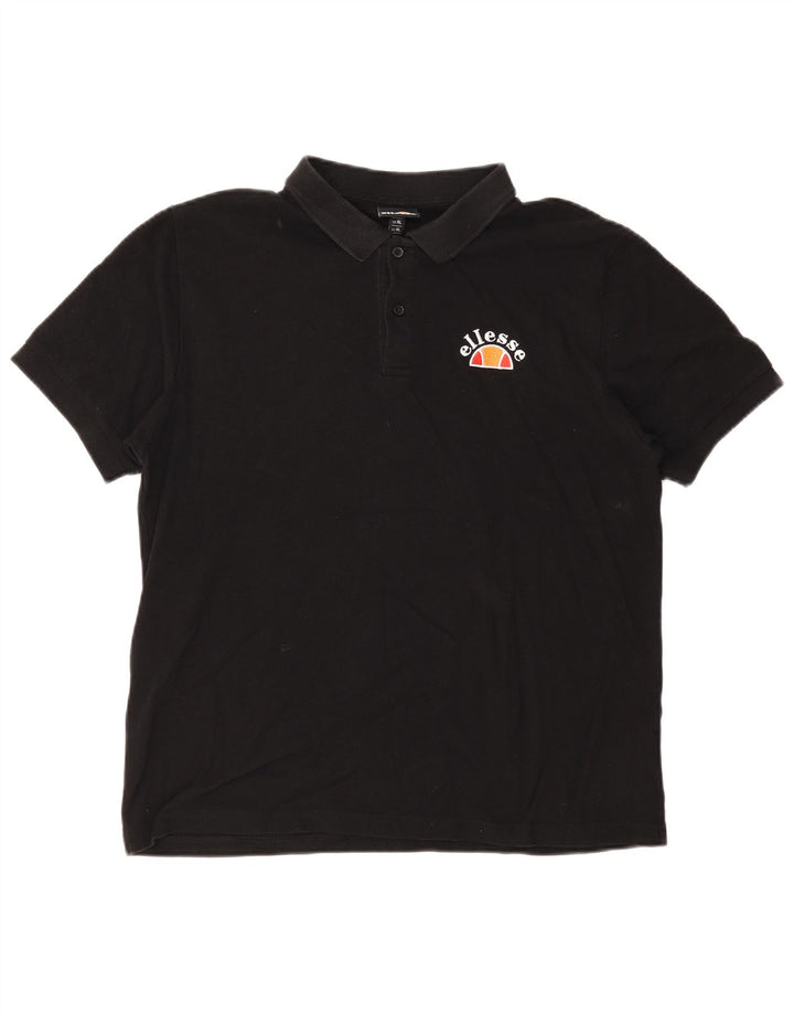 Ellesse Camisa Polo Masculina XL Algodão Preto