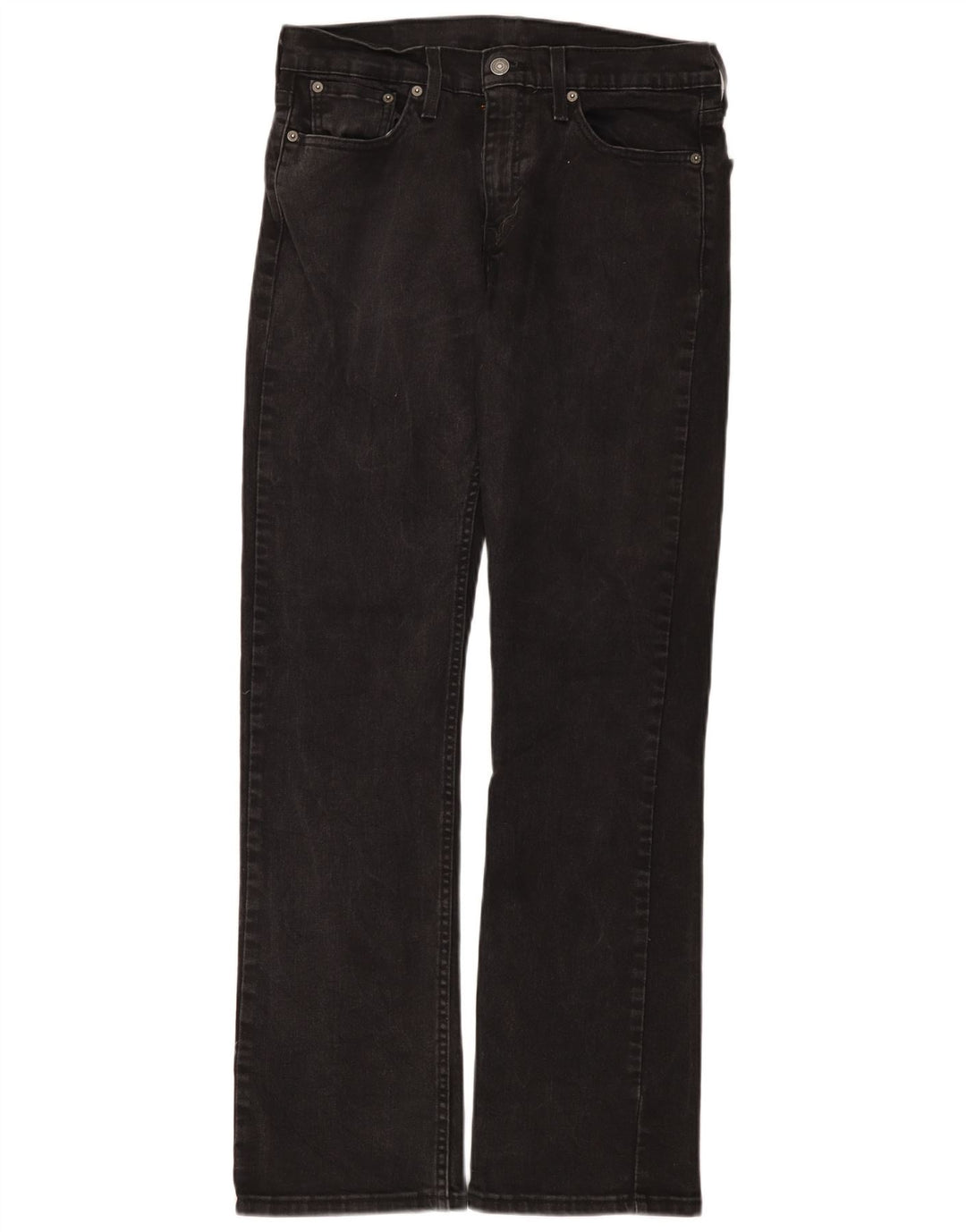 Levi's Masculino 527 Bootcut Jeans W30 L32 Algodão Preto