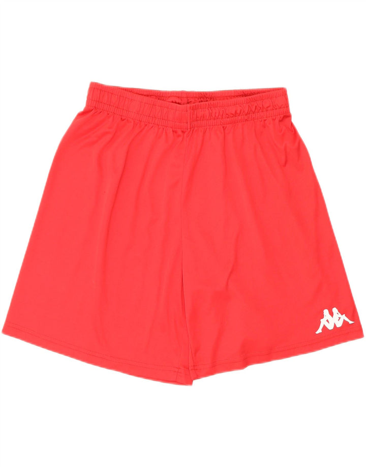 Kappa Mens Sport Shorts Médio Poliéster Vermelho