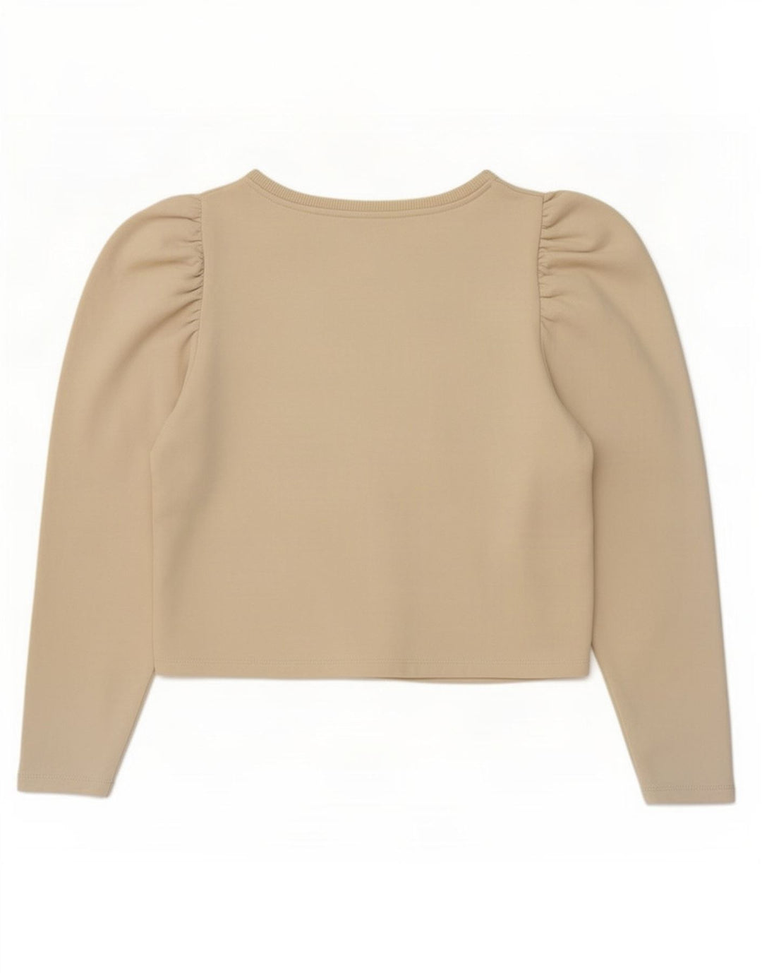 Zara moletom feminino jumper UK 14 médio bege