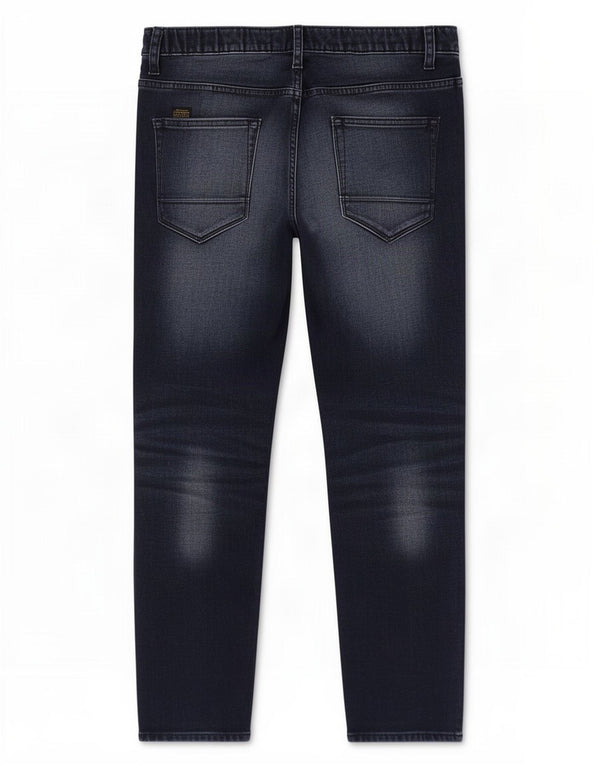 Zara Mens Joggers Slim Jeans XL W34 L27 Azul Marinho Algodão
