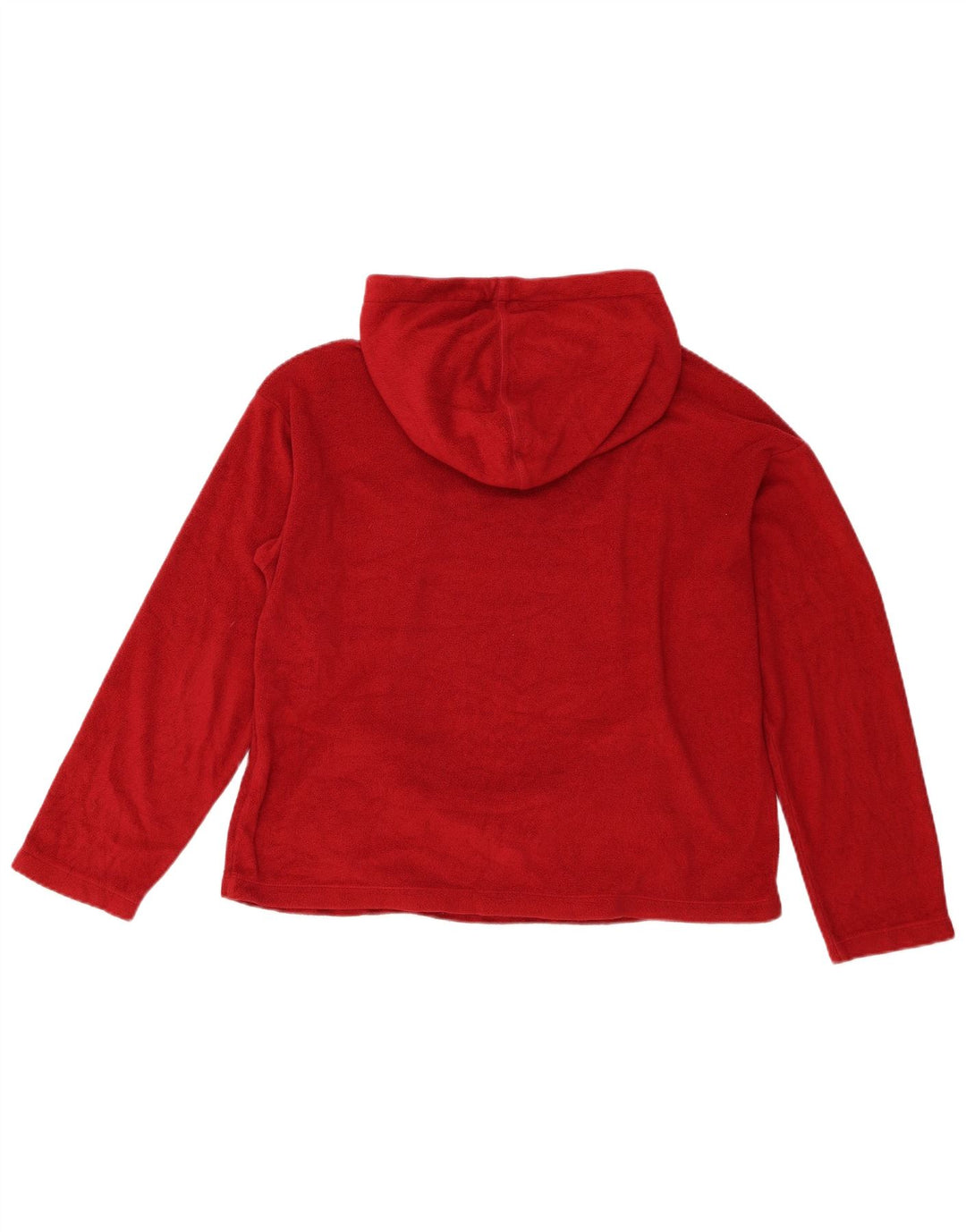 Jumper feminino de lã com capuz gráfico Champion UK 14 poliéster vermelho médio