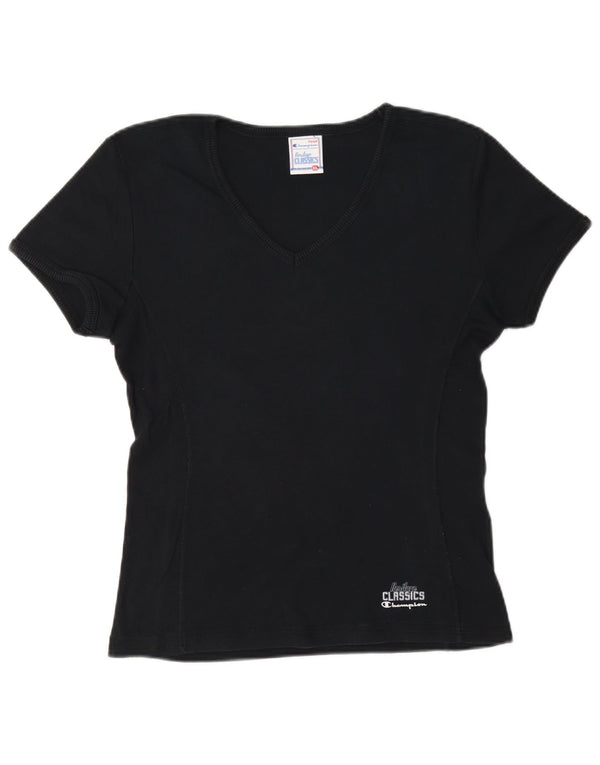Camiseta feminina Champion Heritage Classics UK 18 XL azul marinho algodão