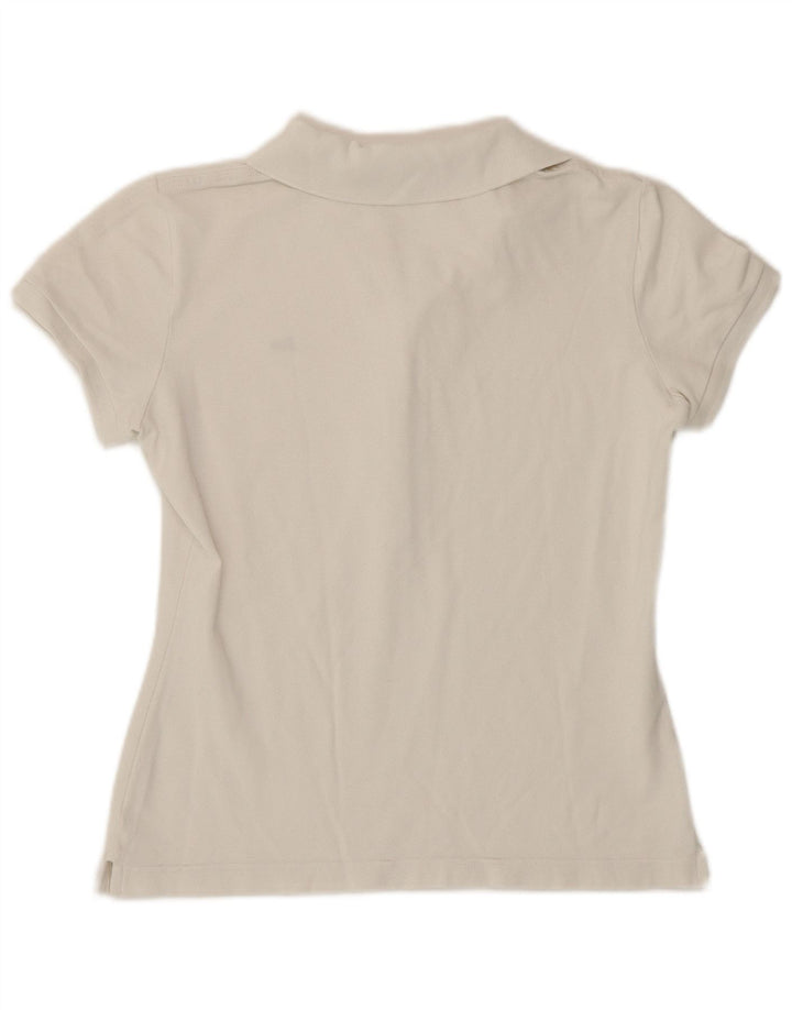 Camisa polo feminina Lacoste tamanho 38 médio branco
