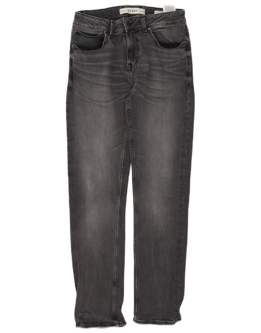 Guess Mens Slim Jeans W30 L31 Cinza Algodão