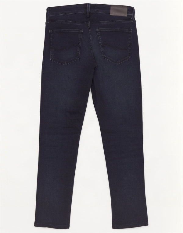 Jack & Jones Masculino Cropped Slim Jeans W29 L26 Azul Marinho Algodão