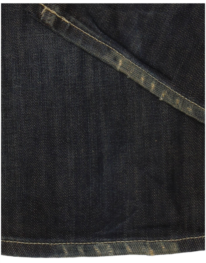 Jeans retos masculinos G-Star W32 L32 algodão azul marinho