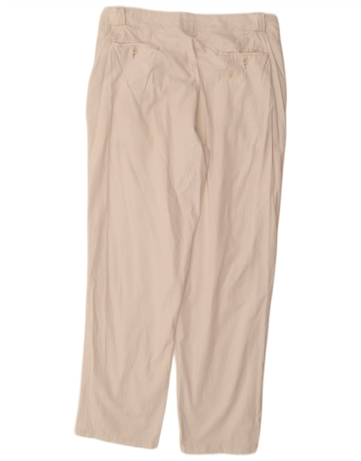 Calça chino reta feminina VINTAGE W32 L30 branca