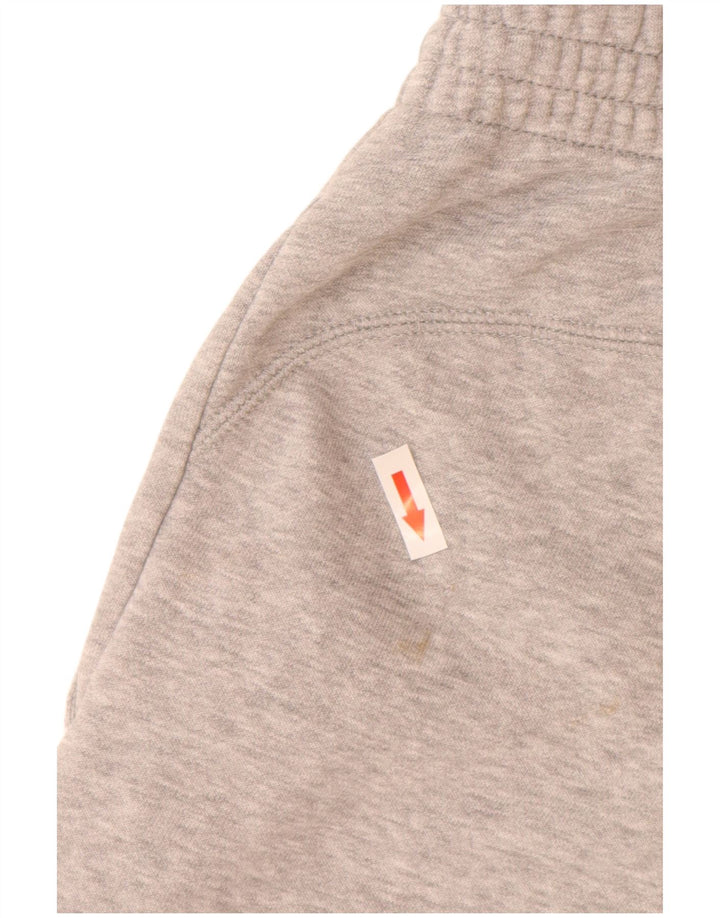 Adidas Mens Calças de treino cinza médio algodão manchado