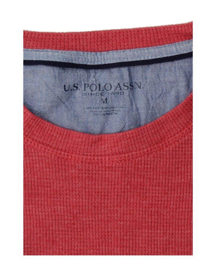 U.S. POLO ASSN. Mens Top Long Sleeve Medium Red Cotton Vintage U.S. Polo Assn. and Second-Hand U.S. Polo Assn. from Messina Hembry 