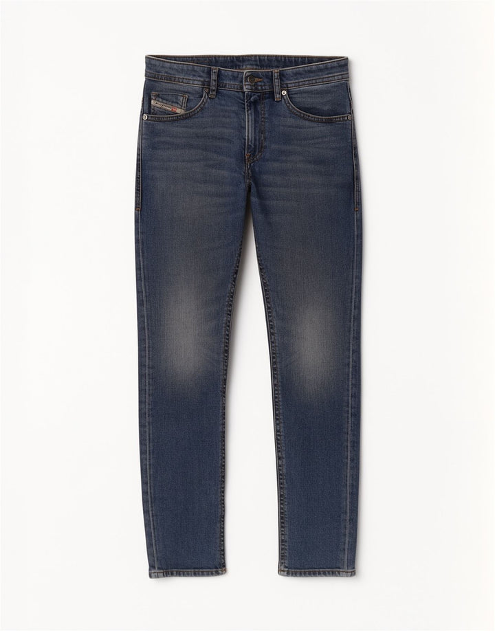 Diesel Mens Slim Jeans W31 L32 Azul Algodão