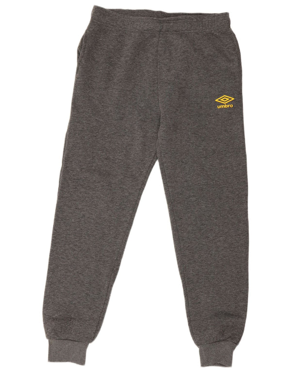 Umbro Calça de treino masculina Joggers 2XL Poliéster manchado cinza