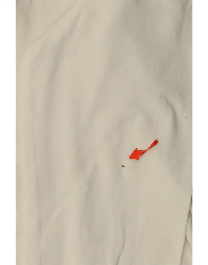 Top feminino GANT manga comprida UK 18 XL algodão branco