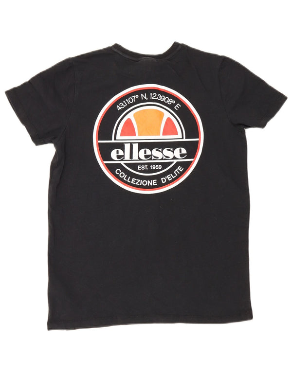 Camiseta Ellesse Boys Graphic 8-9 Anos Médio Algodão Preto