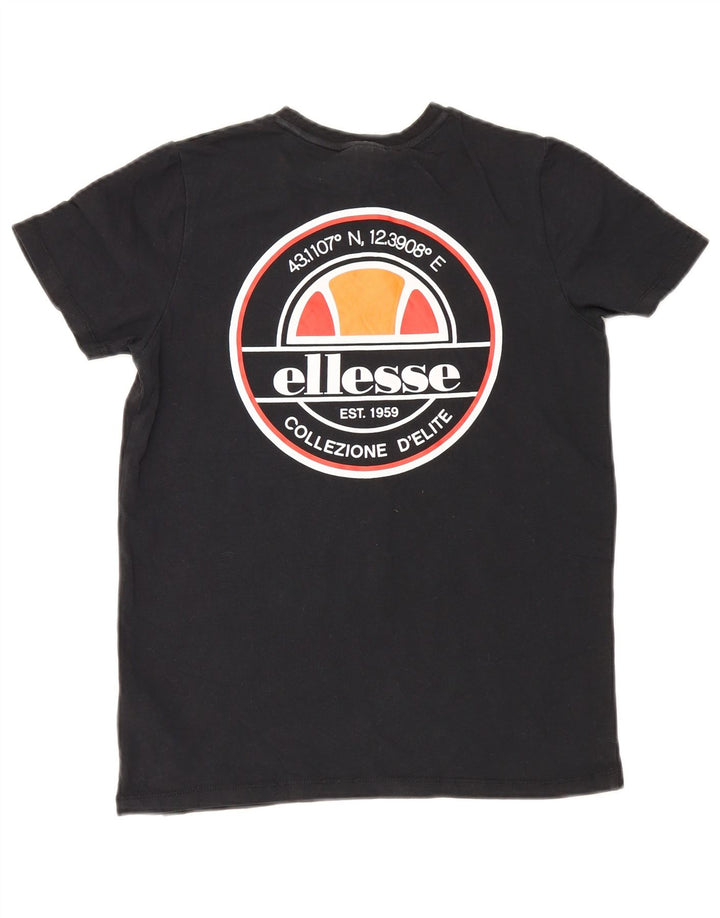 Camiseta Ellesse Boys Graphic 8-9 Anos Médio Algodão Preto