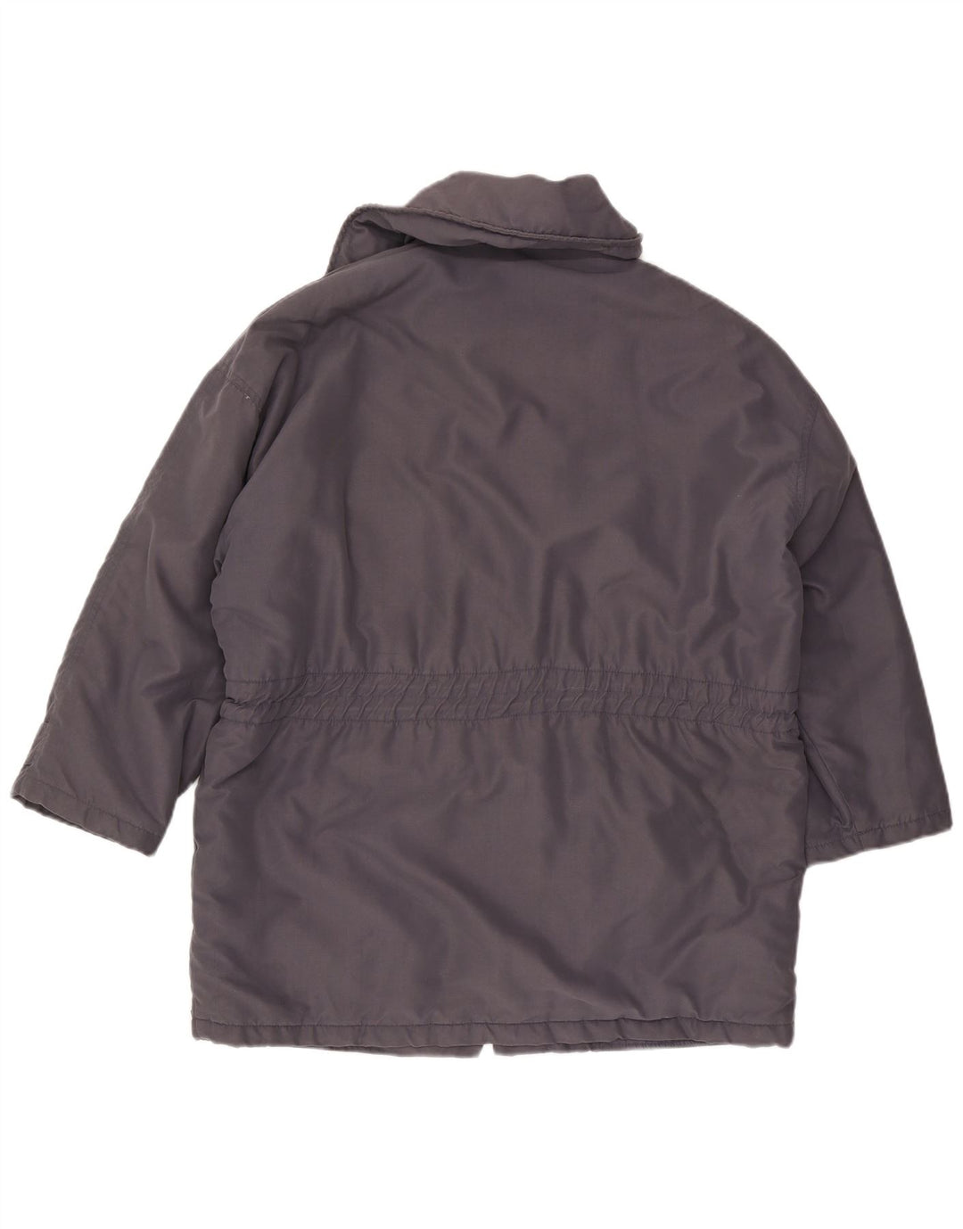 Jaqueta utilitária feminina vintage UK 16 grande cinza
