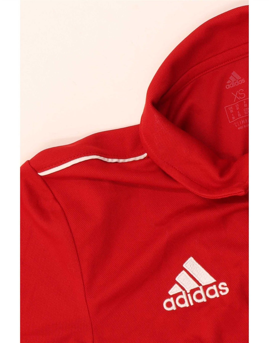 Adidas Mens Climalite Graphic Polo Shirt XS Vermelho