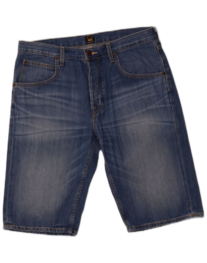 Shorts jeans masculino LEE W34 grande azul
