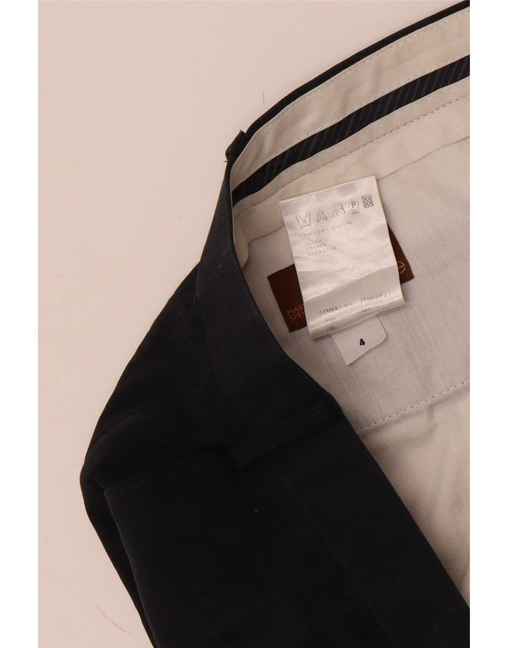 Calça masculina Marks & Spencer Pegged Suit W42 L33 azul marinho Lyocell