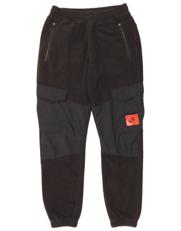 Nike Mens Therma-Fit Fleece Tracksuit Trousers Joggers Small Black