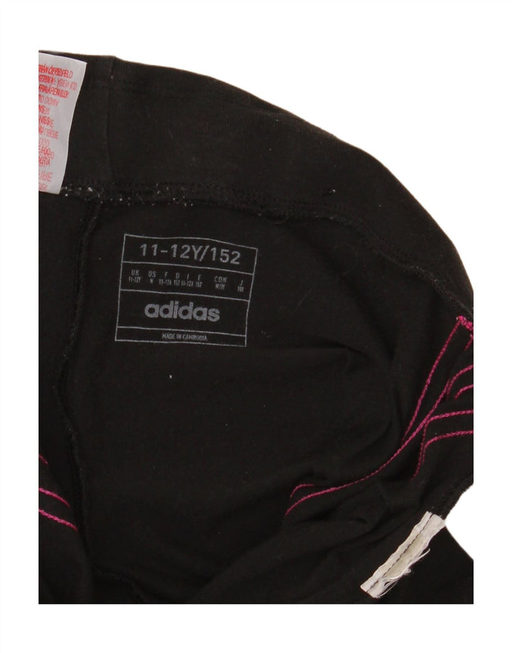 Leggings ADIDAS Meninas 11-12 Anos Preto