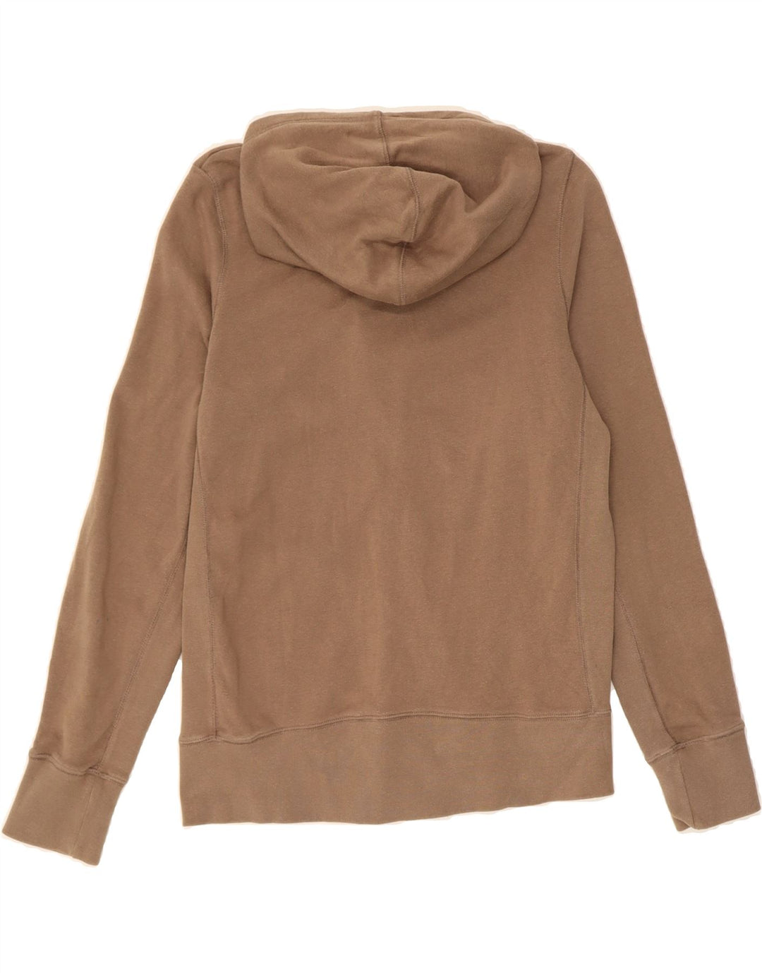 NIKE Womens Zip Hoodie Sweater US 12/14 Large Brown Cotton Vintage Nike and Second-Hand Nike from Messina Hembry 