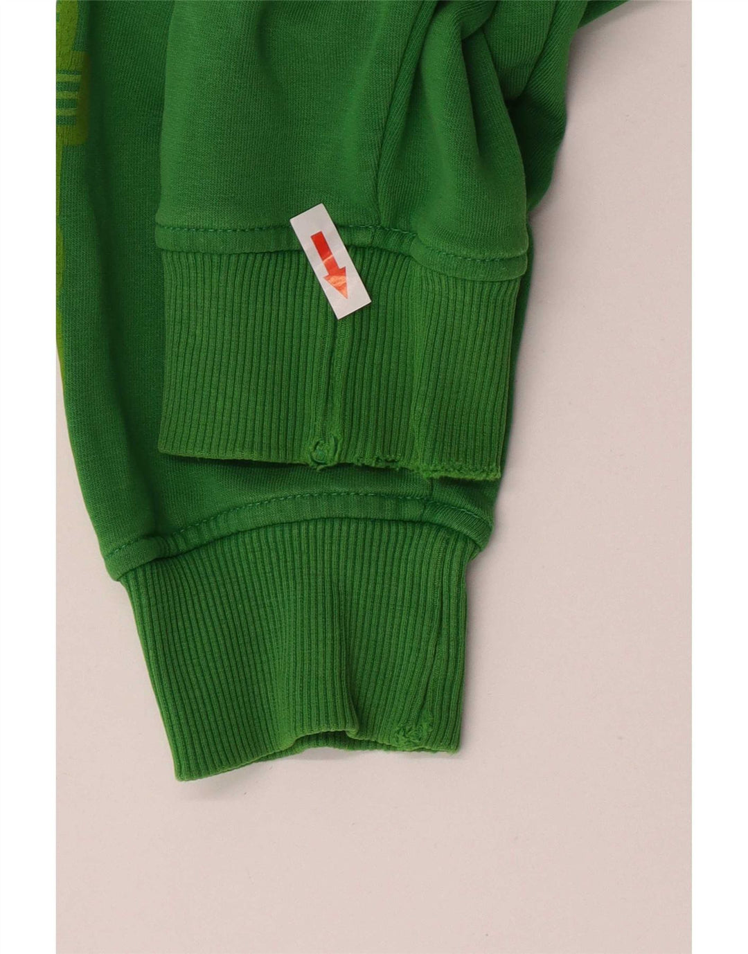 Kappa Mens Graphic Hoodie Jumper Médio Algodão Verde