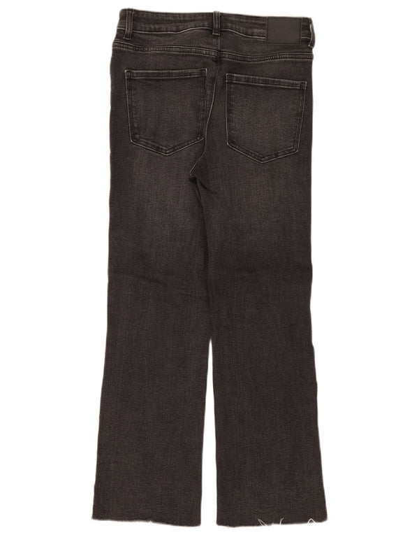 Calça jeans reta feminina Zara EU 36 XS W26 L27 algodão cinza