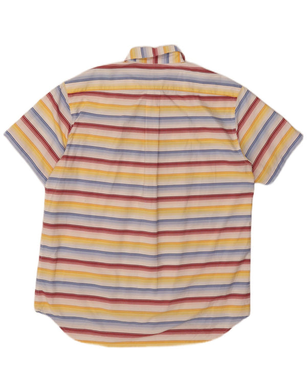 Camisa masculina de manga curta Marina Yachting tamanho 43 grande listrada multicolorida