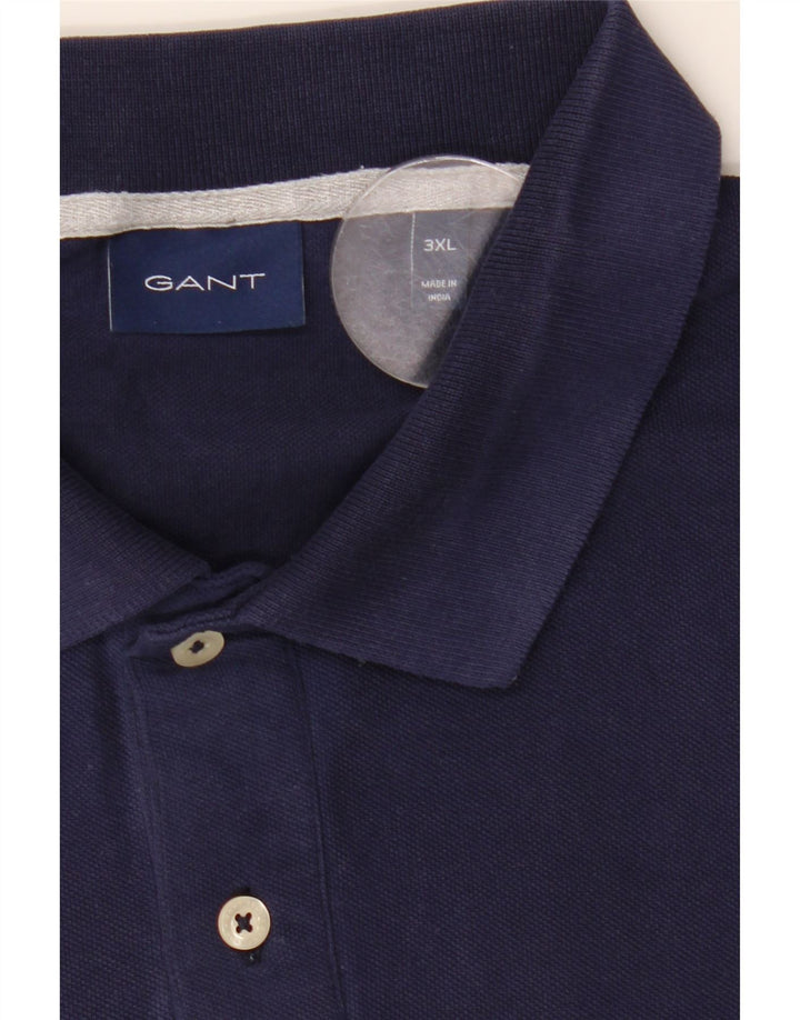 Polo masculino GANT 3XL azul marinho