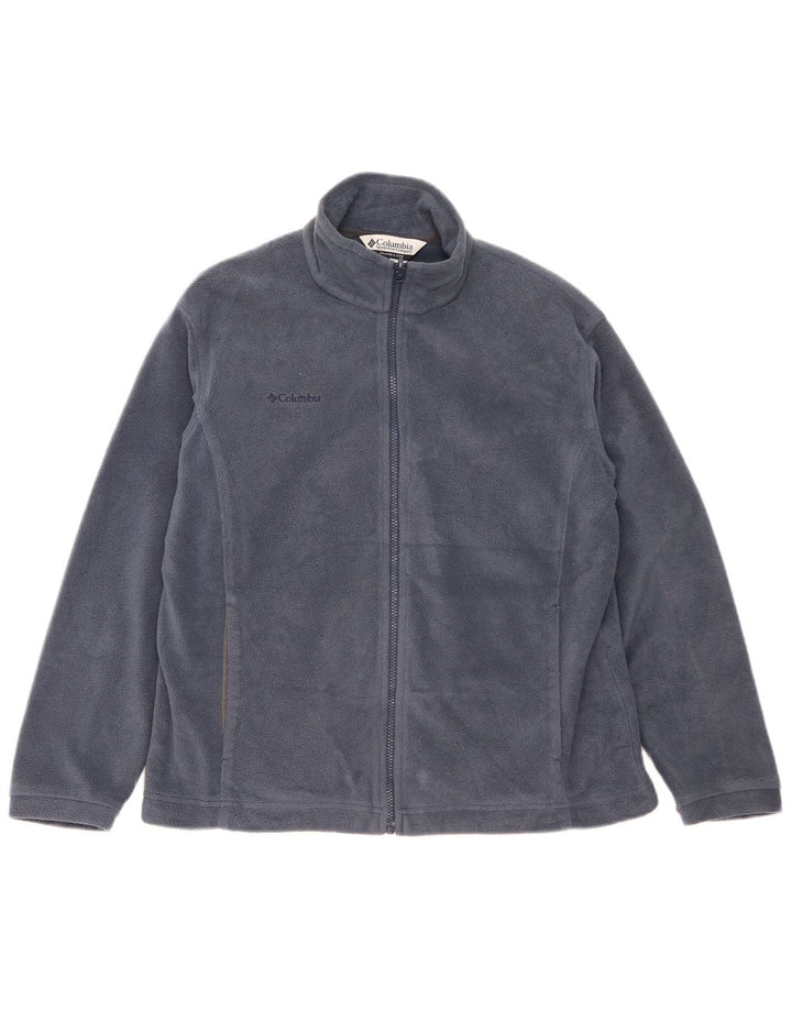 Columbia Womens Liner Fleece Jacket UK 16 Grande Poliéster Azul Marinho