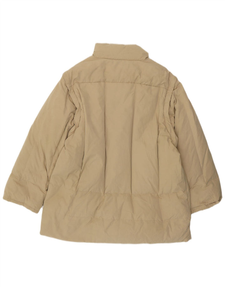 Jaqueta acolchoada masculina Trussardi IT 50 grande poliéster bege
