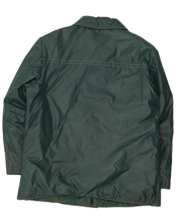 Jaqueta utilitária masculina UK 40 grande nylon verde