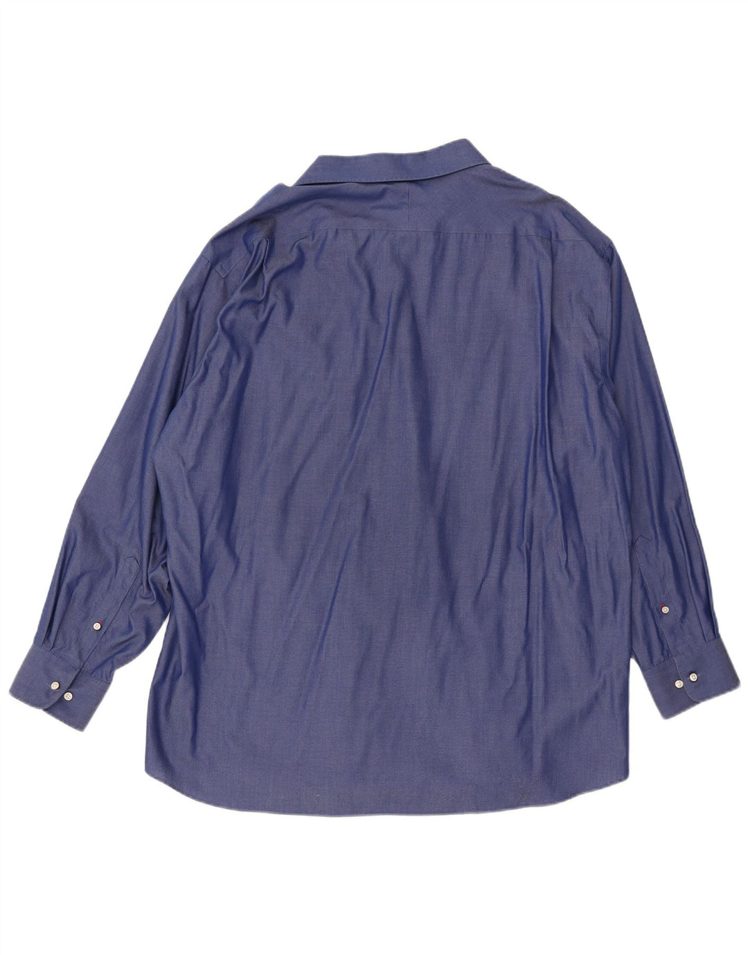 Camisa masculina Tommy Hilfiger Regular Fit tamanho 18 2XL algodão azul