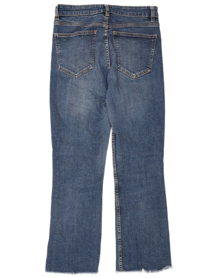 Zara Jeans Bootcut Feminino EU 38 Pequeno W28 L26 Azul