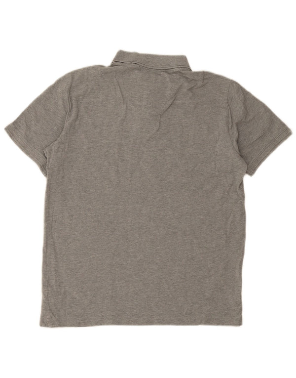 Camisa polo masculina Penguin algodão cinza médio
