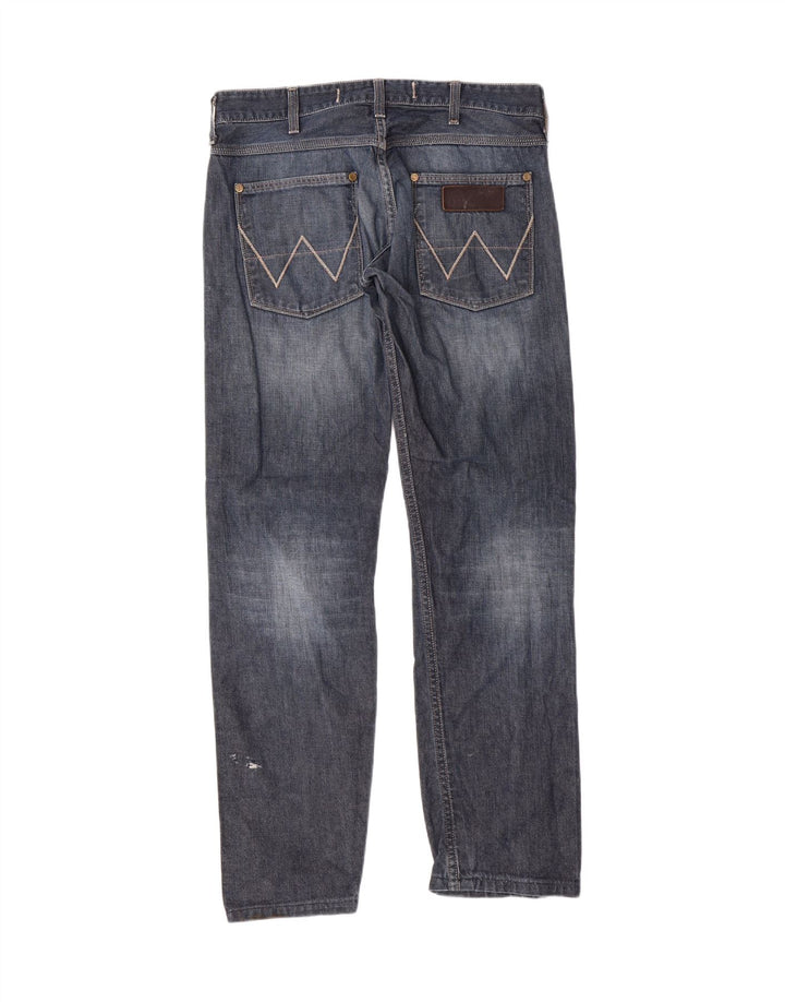 Calça jeans feminina Crank Straight WRANGLER W33 L31 algodão azul