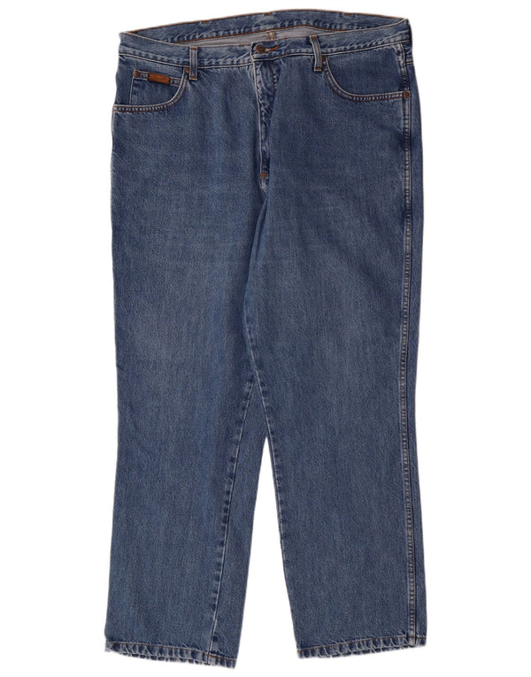 Calça jeans reta masculina WRANGLER W38 L30 azul