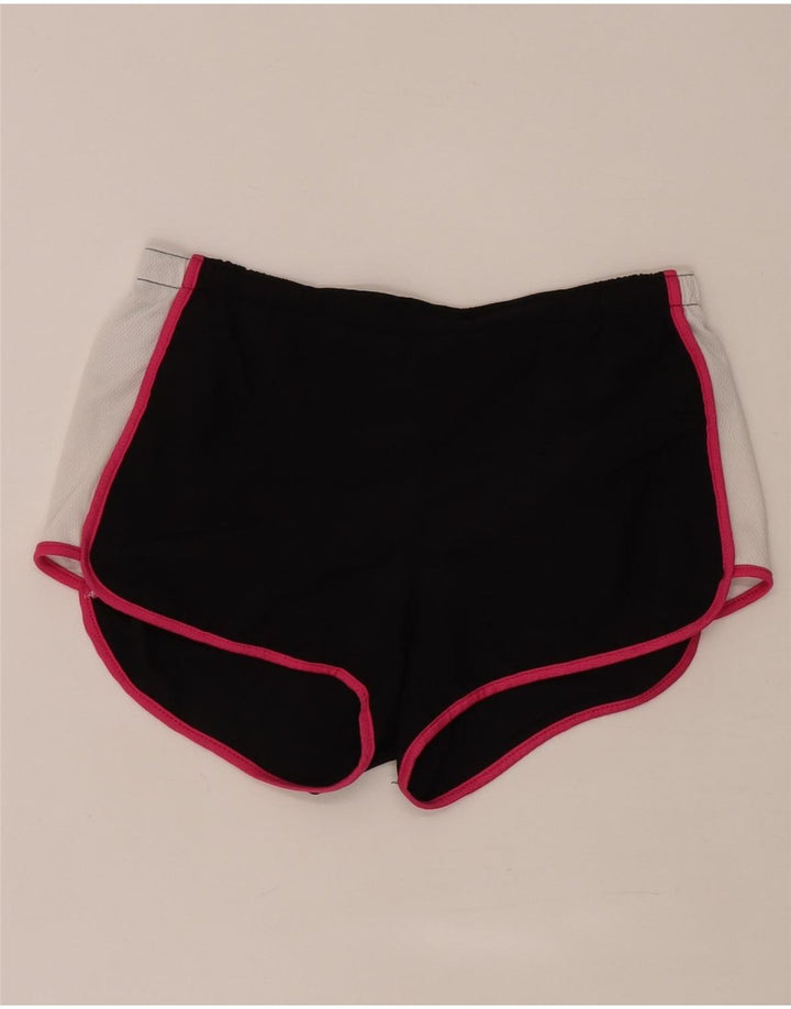 Shorts esportivos femininos Puma UK 12 médio preto colorblock
