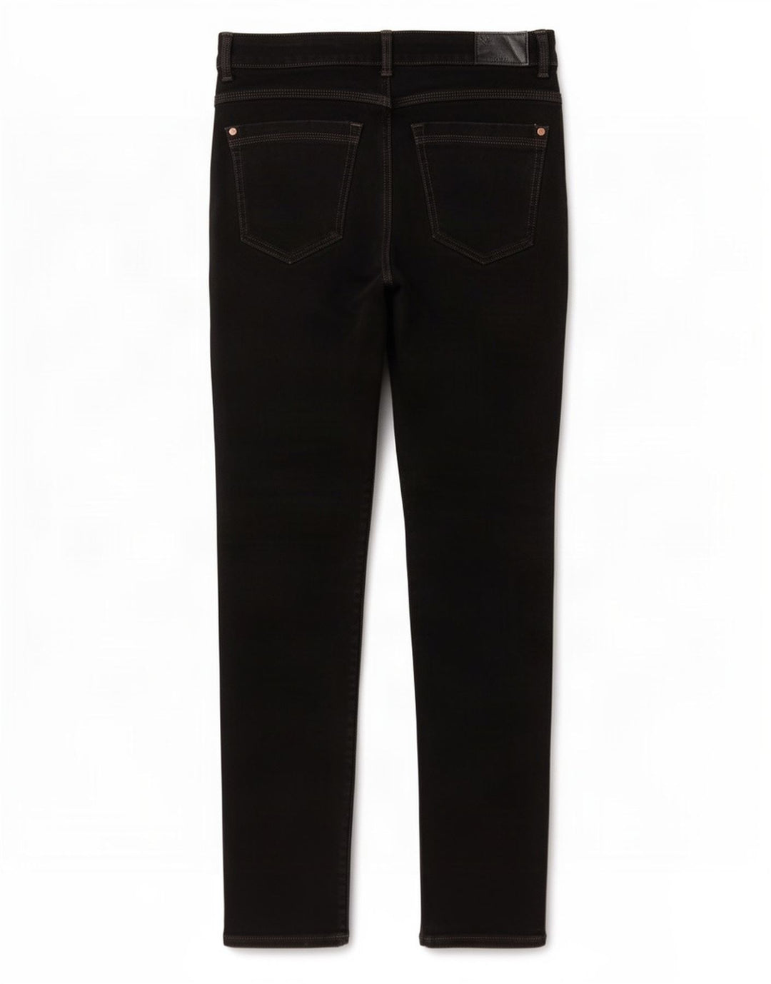 Marks & Spencer Womens Magic Slim Jeans Reino Unido 12 Médio W28 L28 Algodão Preto
